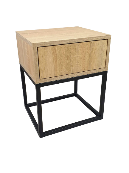 Szafka nocna industrialna z szufladą CUBE